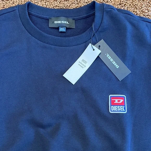 🇺🇸 Mens NWT DIESEL Sweatshirt / Hoodie $128 🇺🇸 - Picture 2 of 8